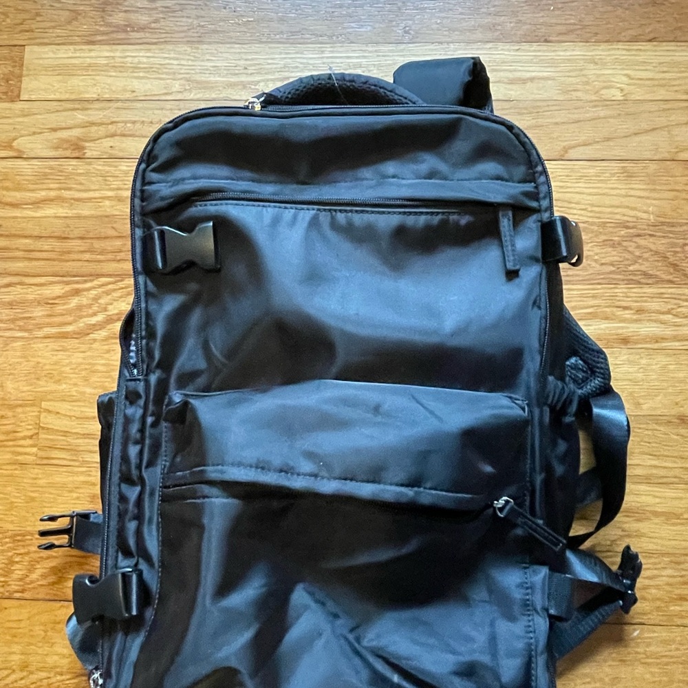 Black Vacuum sealing Backpack